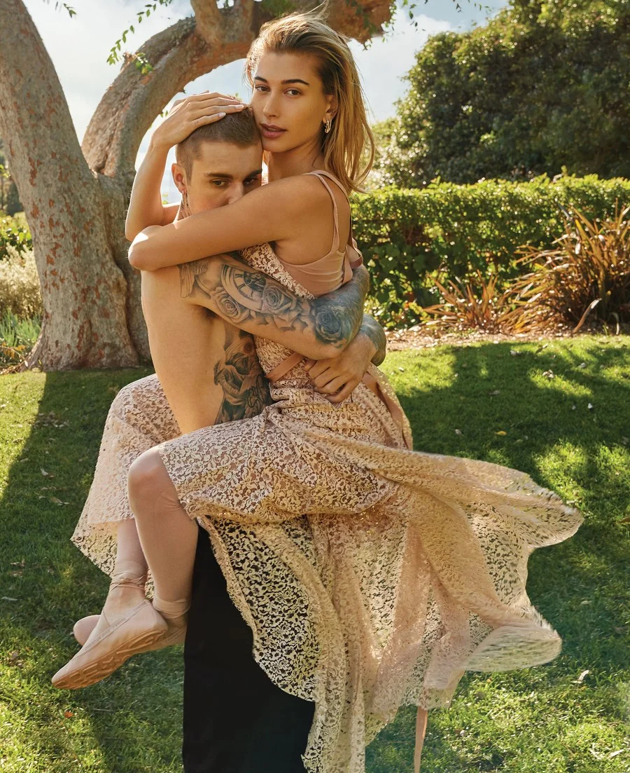 Hailey + Justin Bieber Cover Vogue US March 2019 , Lensed By